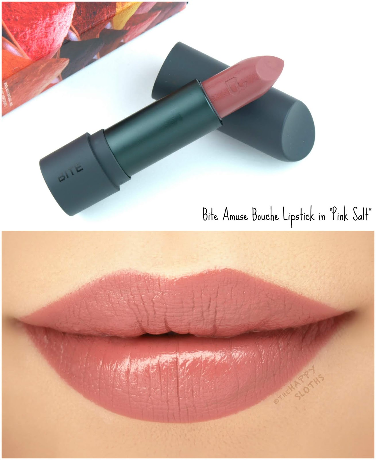 Bite Beauty | Spice Things Up Amuse Bouche Lipstick in "Pink Salt": Review and Swatches