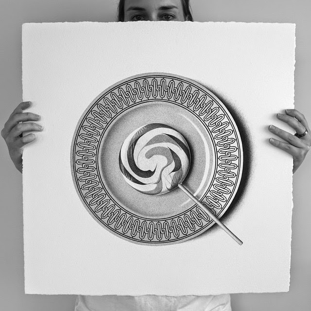 18-Lollypop-C-J-Hendry-Hyper-Realistic-Drawings-of-Food-www-designstack-co