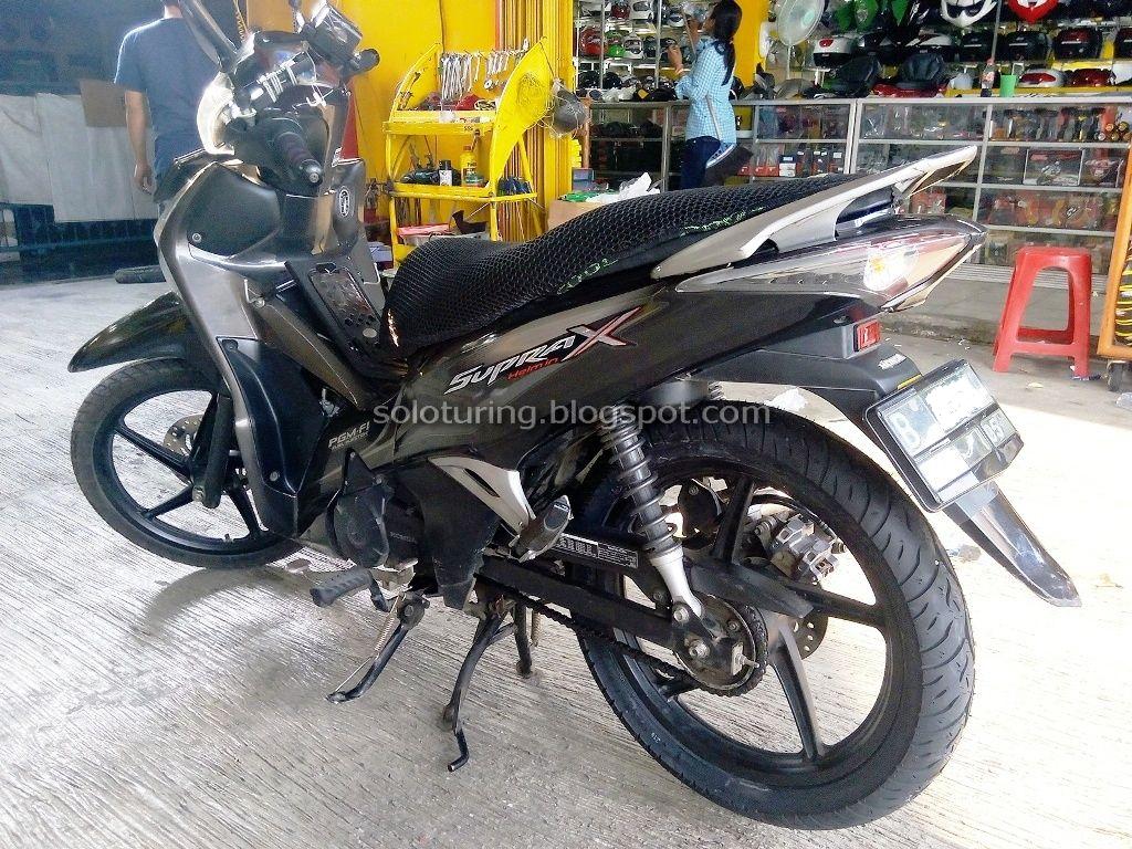 Modifikasi Motor Supra Fit Ban Besar Kawan Modifikasi