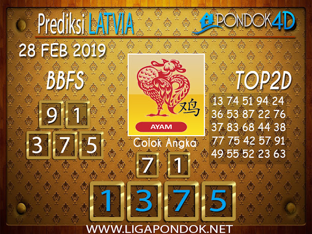 Prediksi Togel LATVIA PONDOK4D 28 FEBRUARI 2019