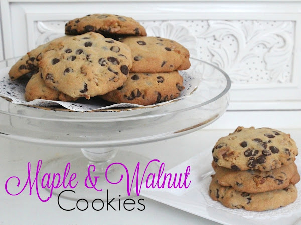 Maple and Walnut Cookies