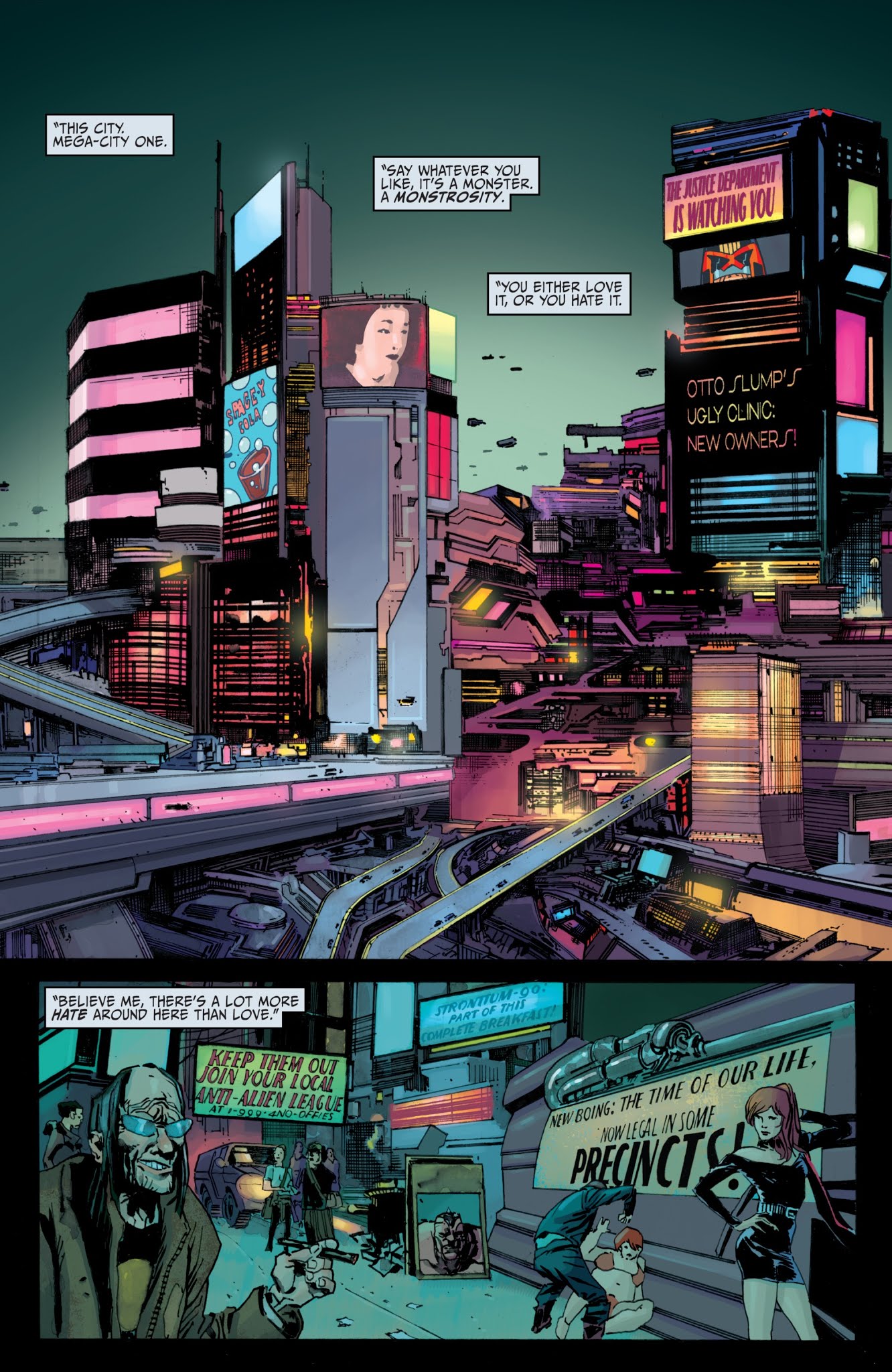 Read online Judge Dredd: Toxic comic -  Issue #1 - 3