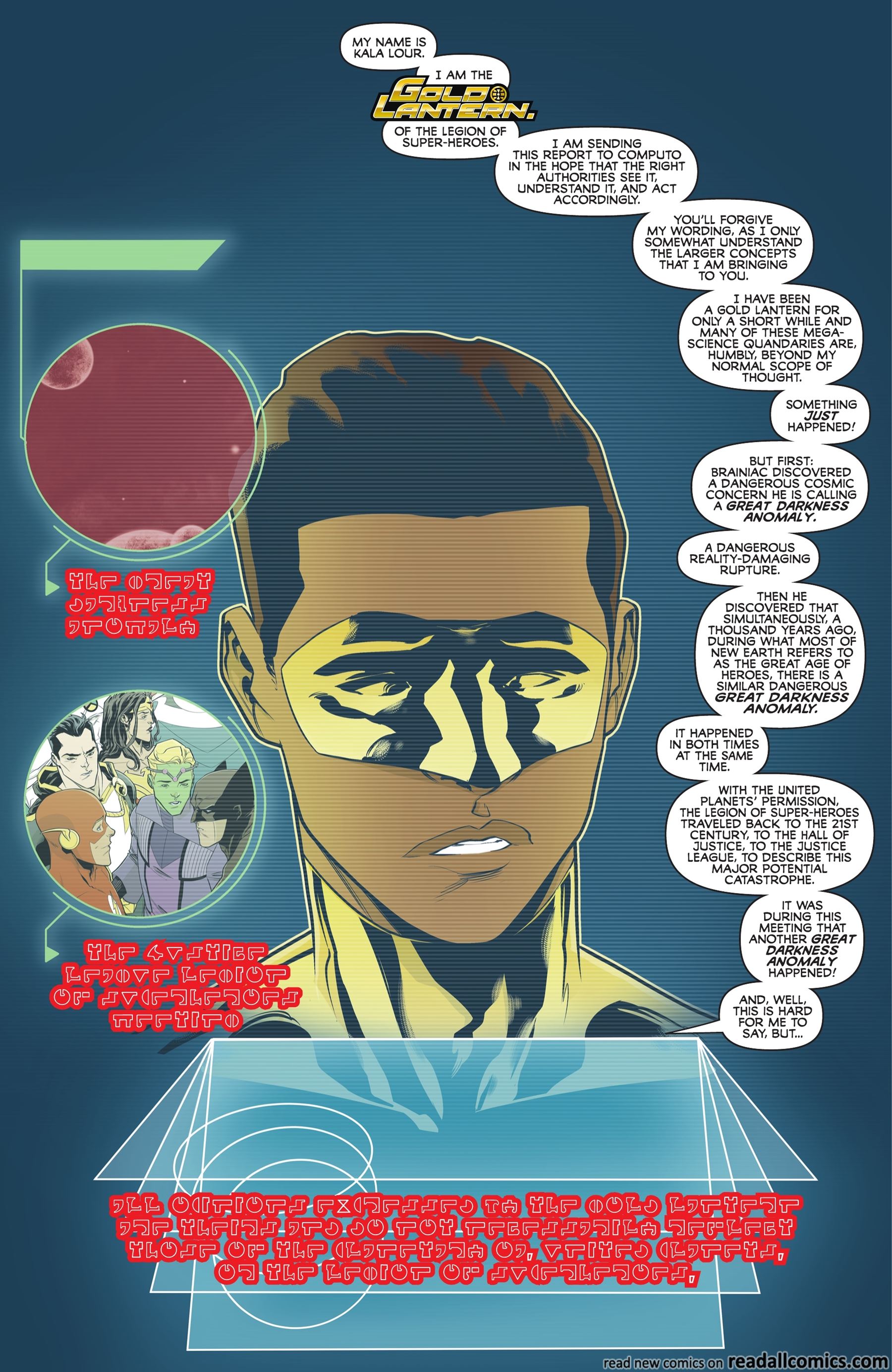 Justice League vs. the Legion of Super-Heroes Vol. 1 chapter 2 page 6