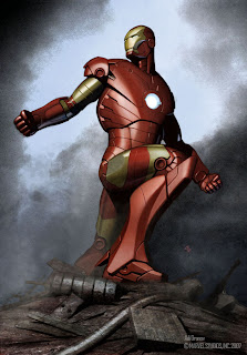 Ilustración de marvel comics - Iron man