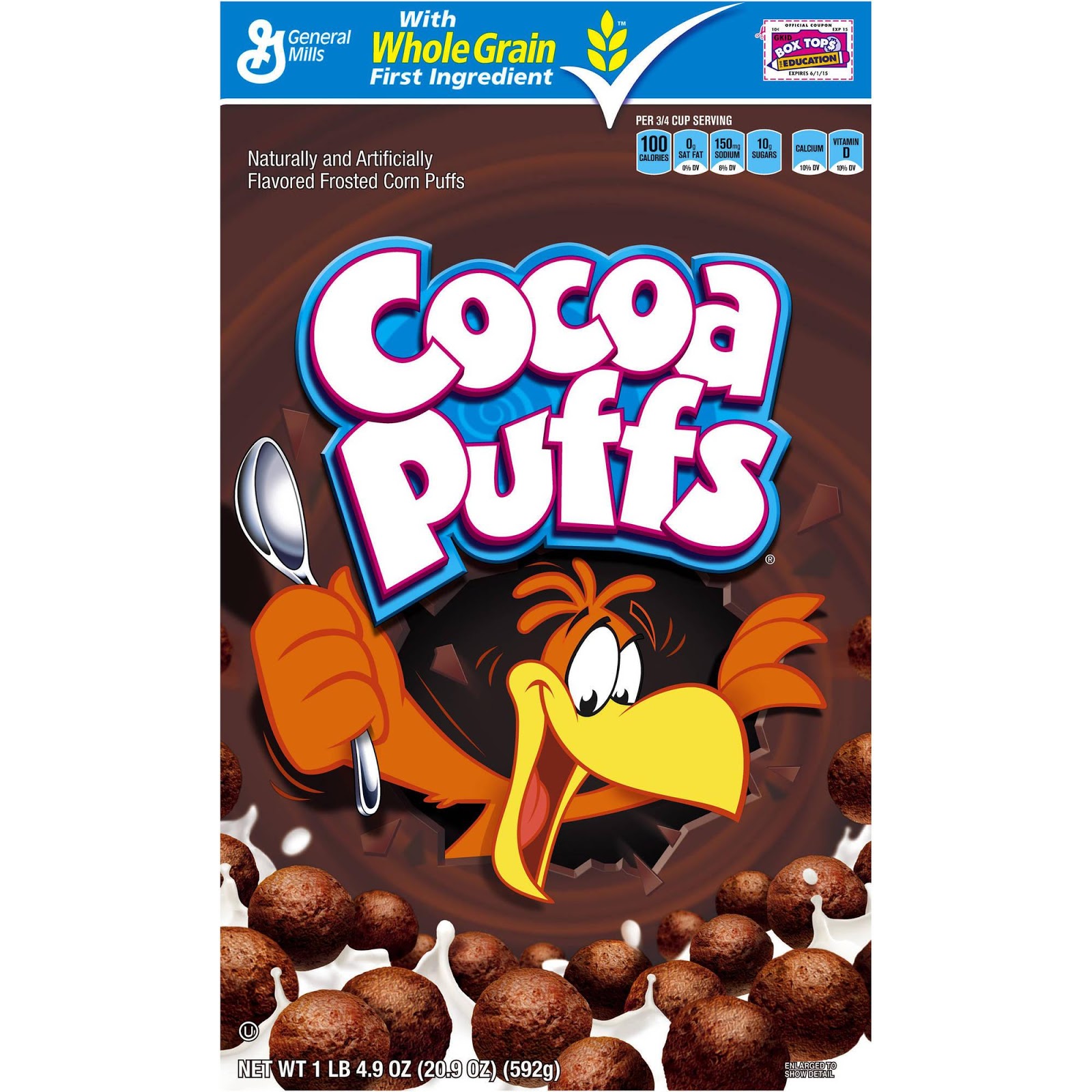 Some cereal. Cocoa Puffs. Chocolate Puff. American Cereal.