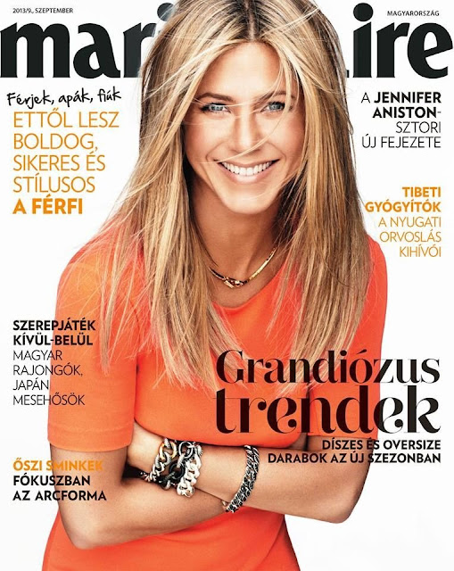 Jennifer Aniston on Cover Magazine Photoshoot For Marie Claire Hungary