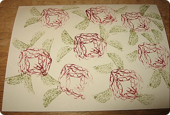 Cómo hacer sellos caseros realizados con cartón