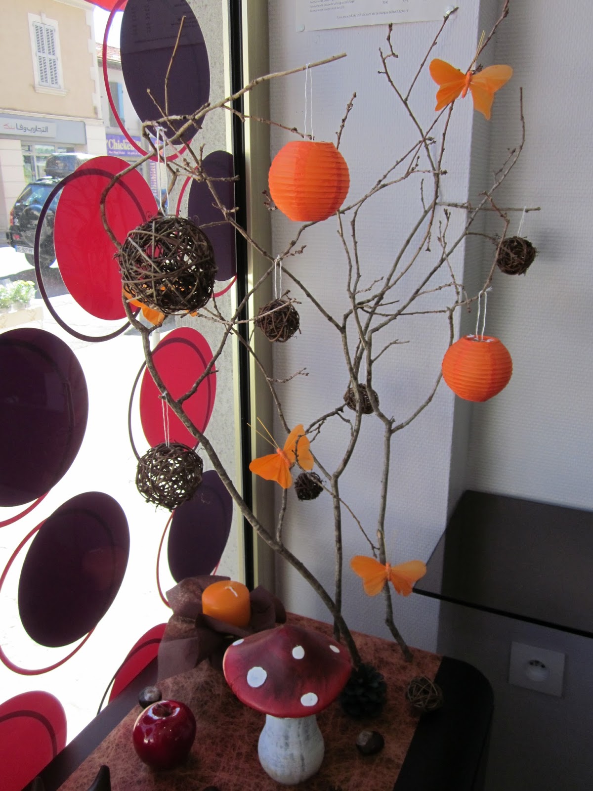 Bulles de Couleurs Vitrine d