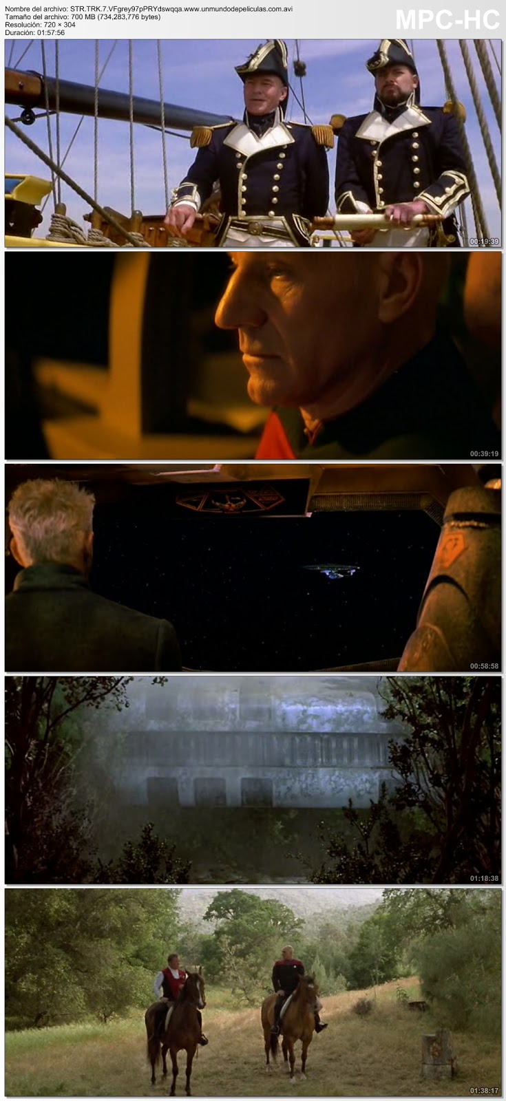 Capturas de la película.