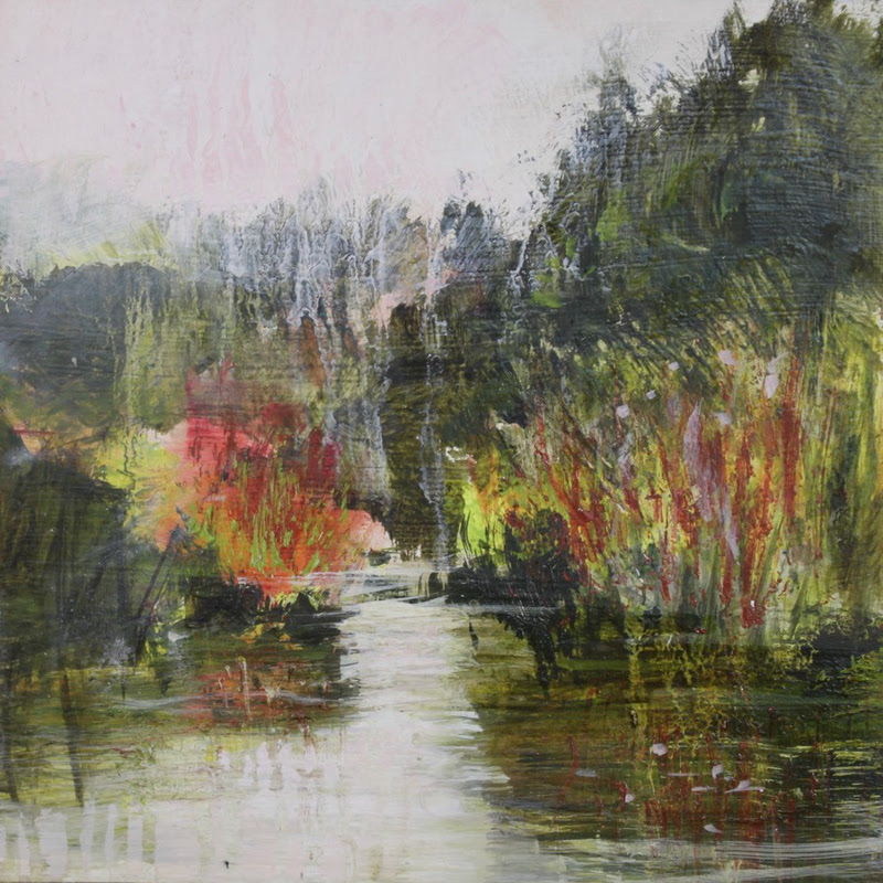 Glyndebourne and The River Ouse by Susie Monnington from England. Glyndebourne and The River Ouse by Susie Monnington from England.