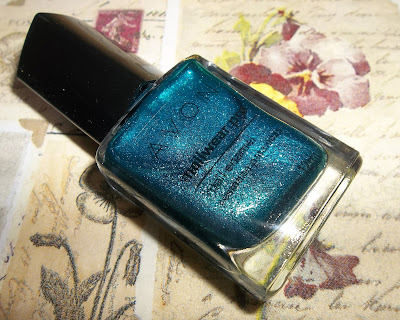 Avon Nail Wear Pro Sequined Turquoise