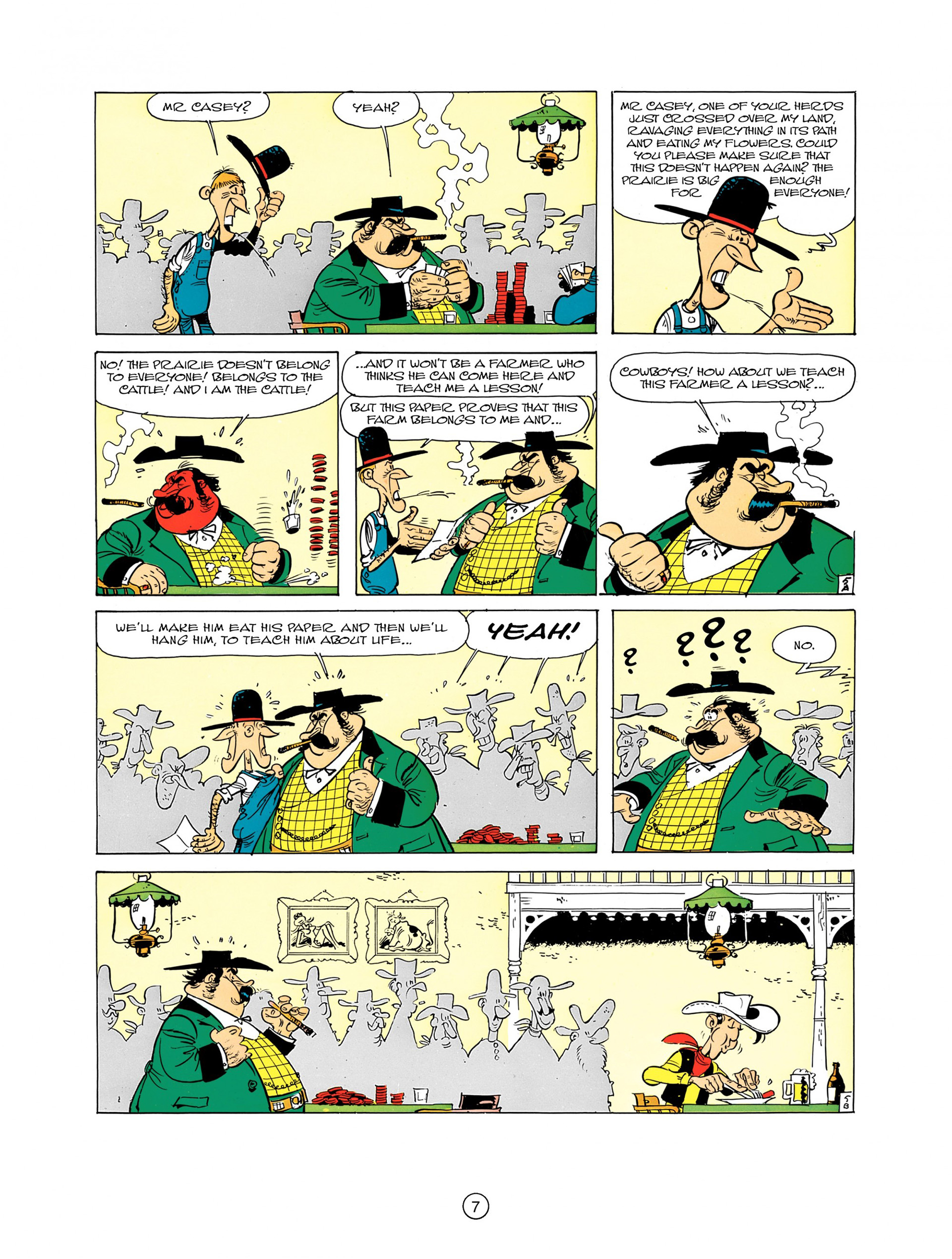 Read online A Lucky Luke Adventure comic -  Issue #7 - 7