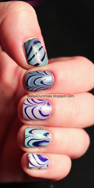 Barry M Ombre Water Marble