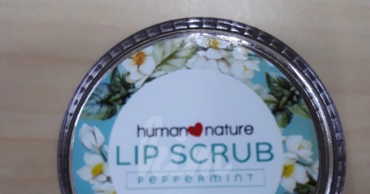 Human Nature Lip Scrub in Peppermint Review