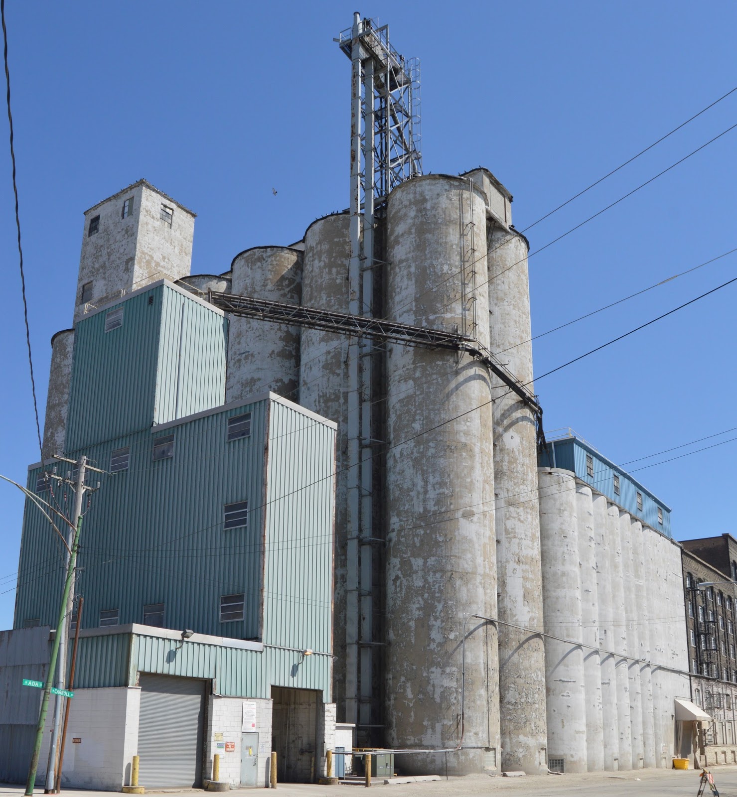 Industrial History ADM Milling near Downtown Chicago