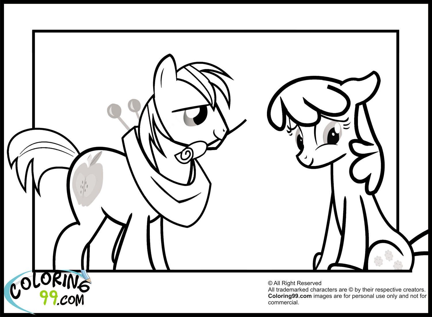 big macintosh my little pony coloring pages - photo #14