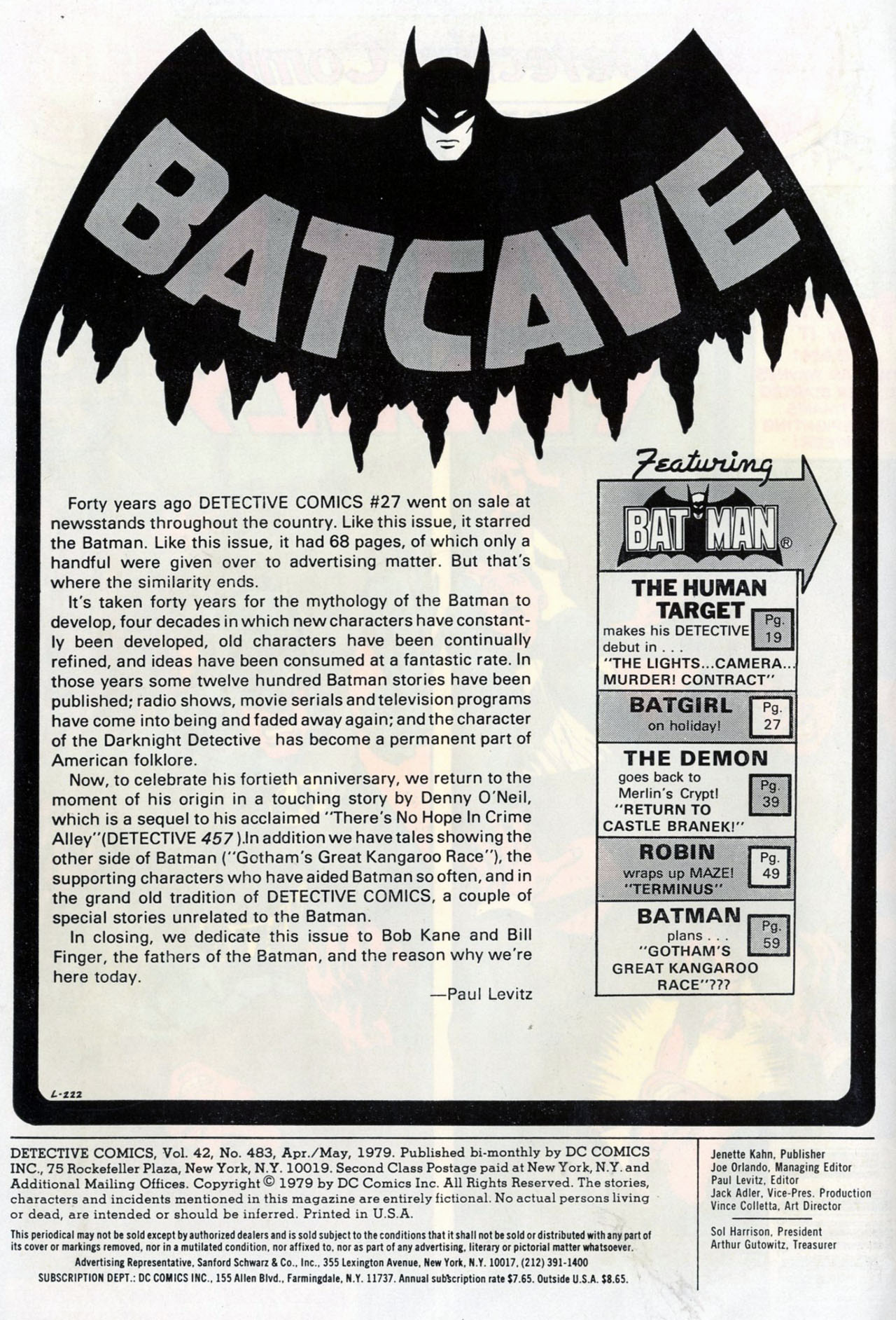 Read online Detective Comics (1937) comic -  Issue #483 - 2