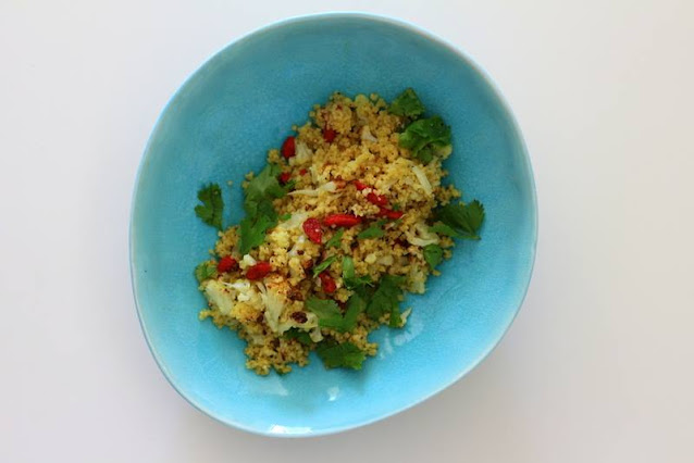 Couscous mit ofengeröstetem Blumenkohl und Goji-Beeren | Arthurs Tochter Kocht