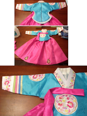 Inspiration Hanbok Dress for 1st Birthday Girl