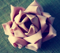 Mayumi Rose Fabric Flower Tutorial