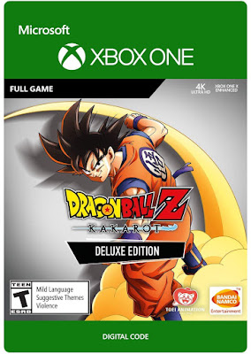 Dragon Ball Z Kakarot Game Cover Xbox One Deluxe Edition