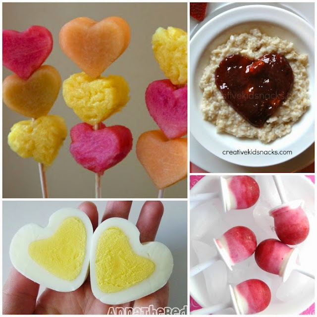 25 Healthy Snacks for Children for Valentine's Day