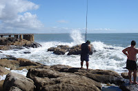 Pescando en la coronilla