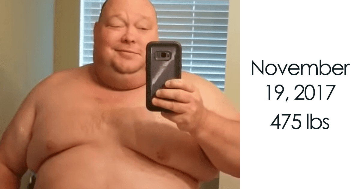 475Lbs Man Lost 198Lbs In One Year, And The Difference Is Shocking