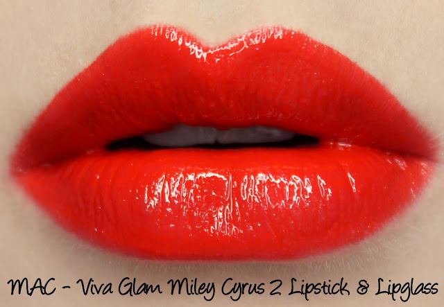 MAC Viva Glam Miley Cyrus 2 Lipstick & Lipglass Swatches & Review