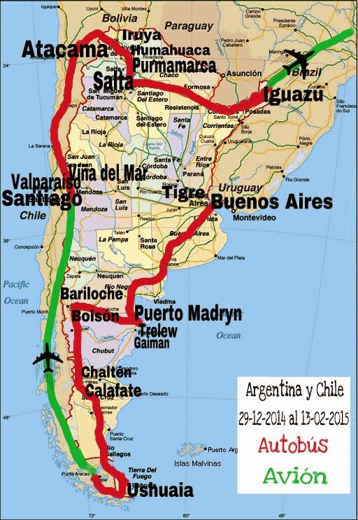 Ruta Argentina y Chile Explorando Sin Rumbo Fijo