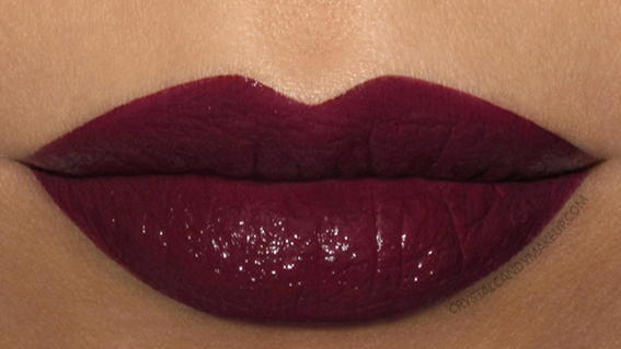 Make Up For Ever MUFE Artist Rouge Creme Lipstick Swatch C506 Dark Purple