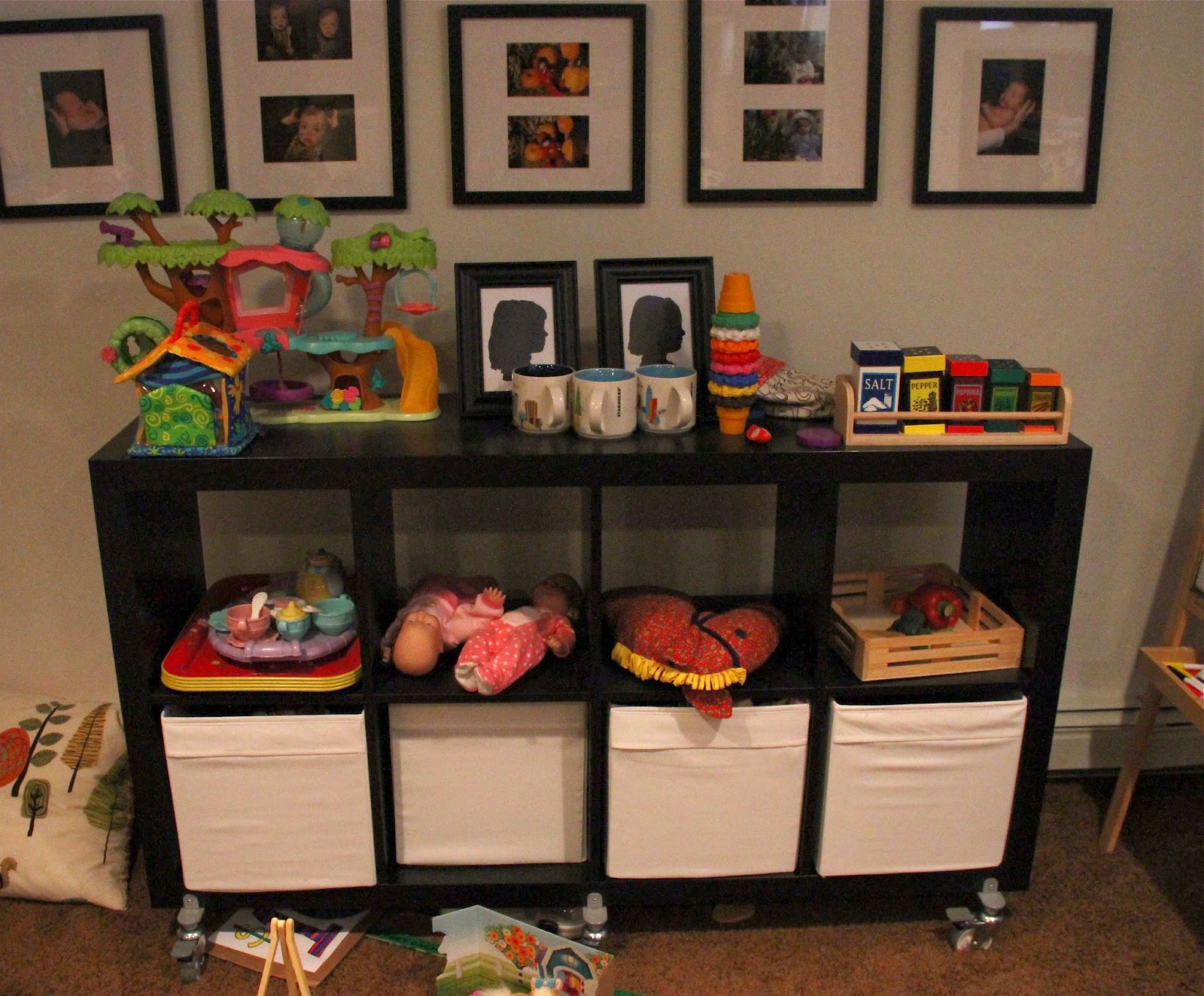 City House Studio Fabric Covered Ikea Storage Boxes