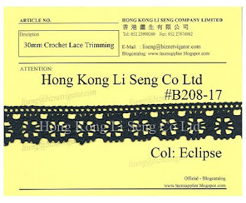 Crochet Lace Trimming Supplier - Hong Kong Li Seng Co Ltd