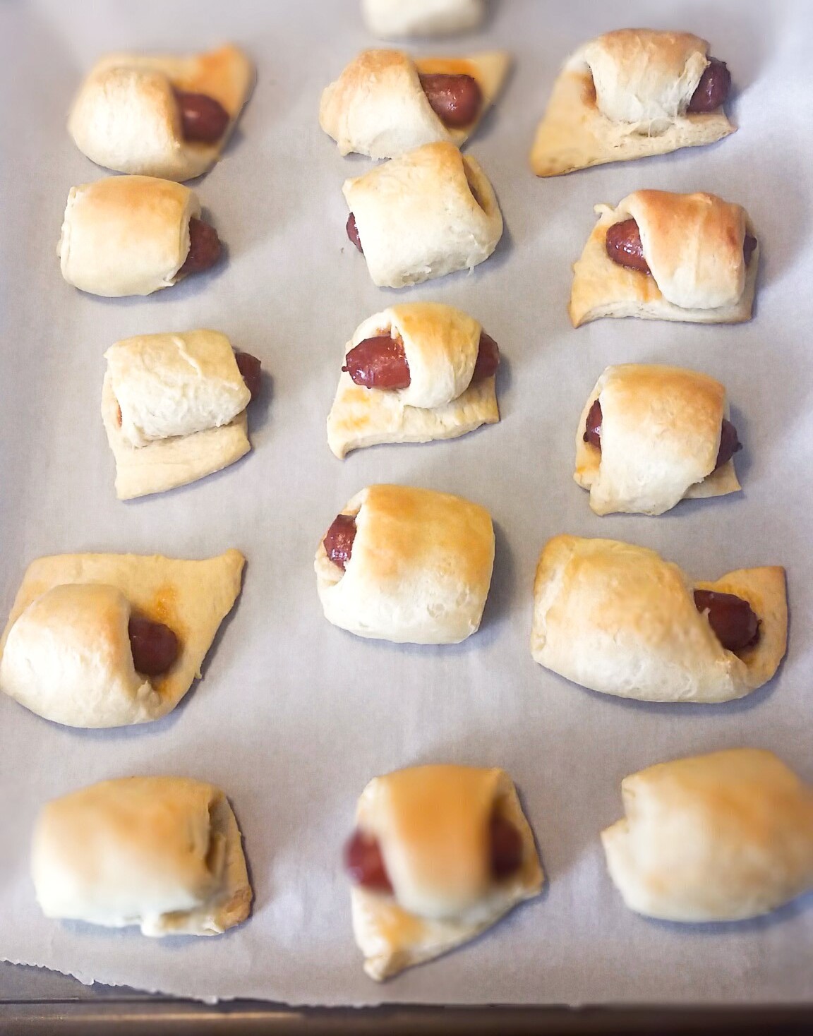 The Viking Chef Pigs in a Blanket with a Ketchup Glaze