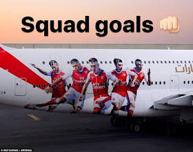 Arsenal Unveil New Emirate Plane