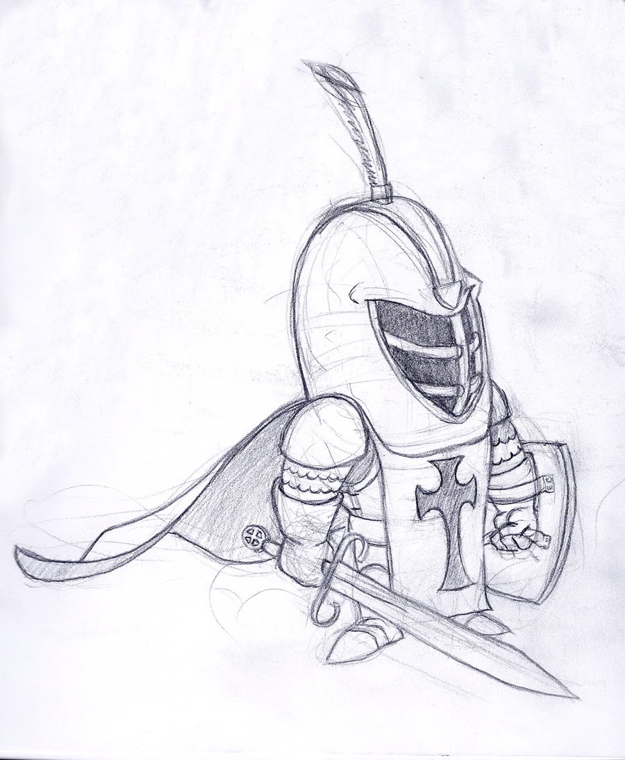 Knight Drawings Chris Cherkas Art Hero Knight
