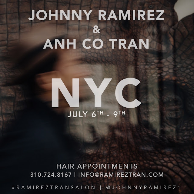 NYC, Johnny Ramirez Travel dates, ANH CO TRAN, Ramirez Tran Salon, Academy Ramirez Tran, Lived in Color, Lived in Blonde, Sexy Hair, hot hair, Loreal professional, 