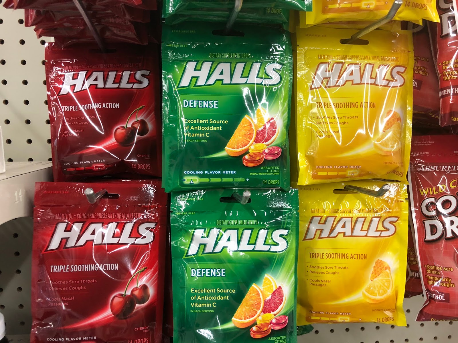 Halls Cough Drops 38 Cents Per Bag!