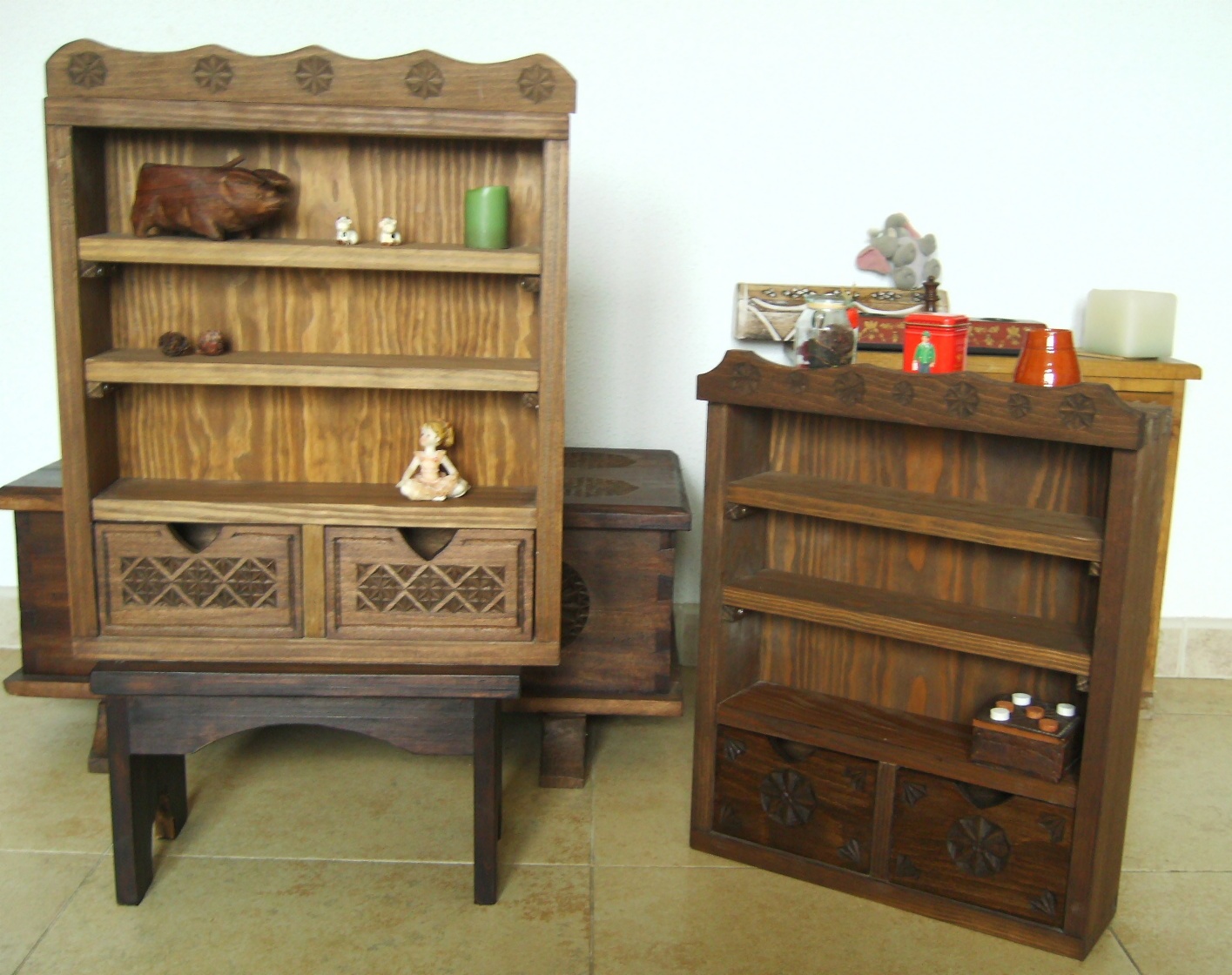 Estanterías de madera Tope y Cuña