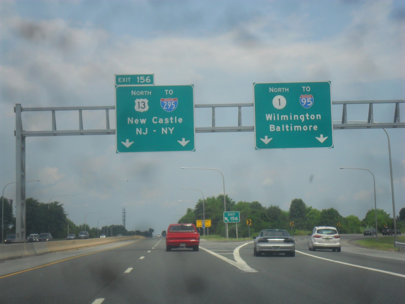 Luke's Signs Route 1, Route 13, & Interstate 295 Delaware
