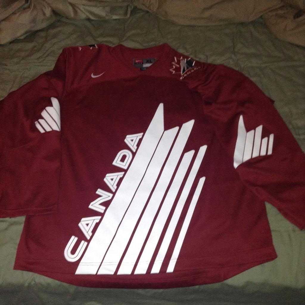 AJH Hockey Jersey Art Top 5 Favorite Team Canada Jersey