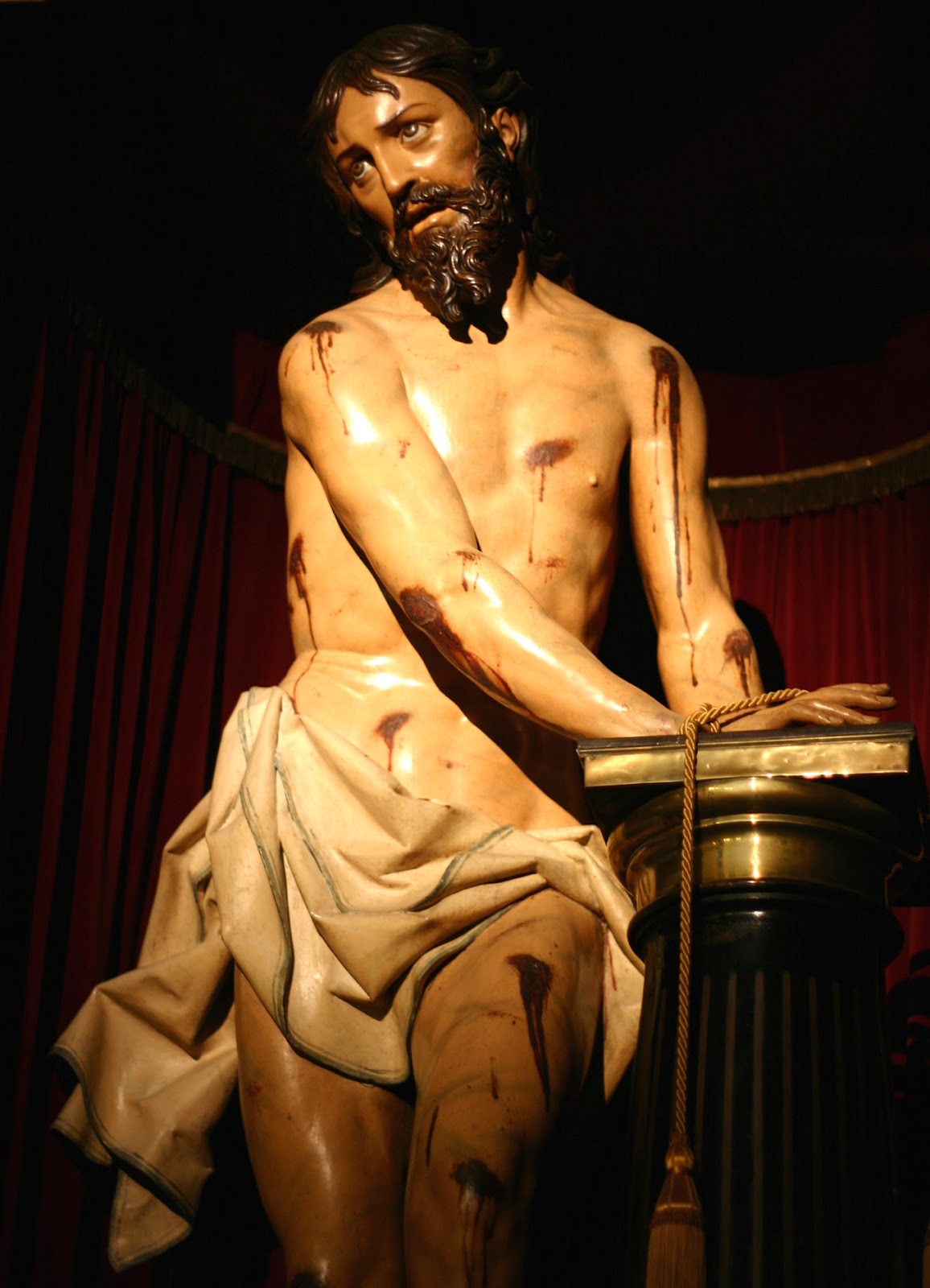 Jesús atado a la columna Jesús atado a la columna