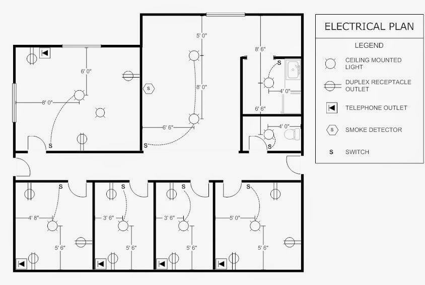 Electrical Engineering World: Office Electrical Plan