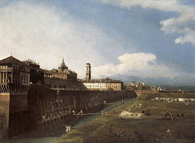 Bellotto's 1745 View of Turin Near the Royal Palace