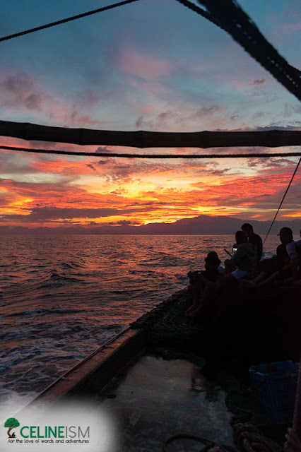 sunrise on a boat boatride to seco island