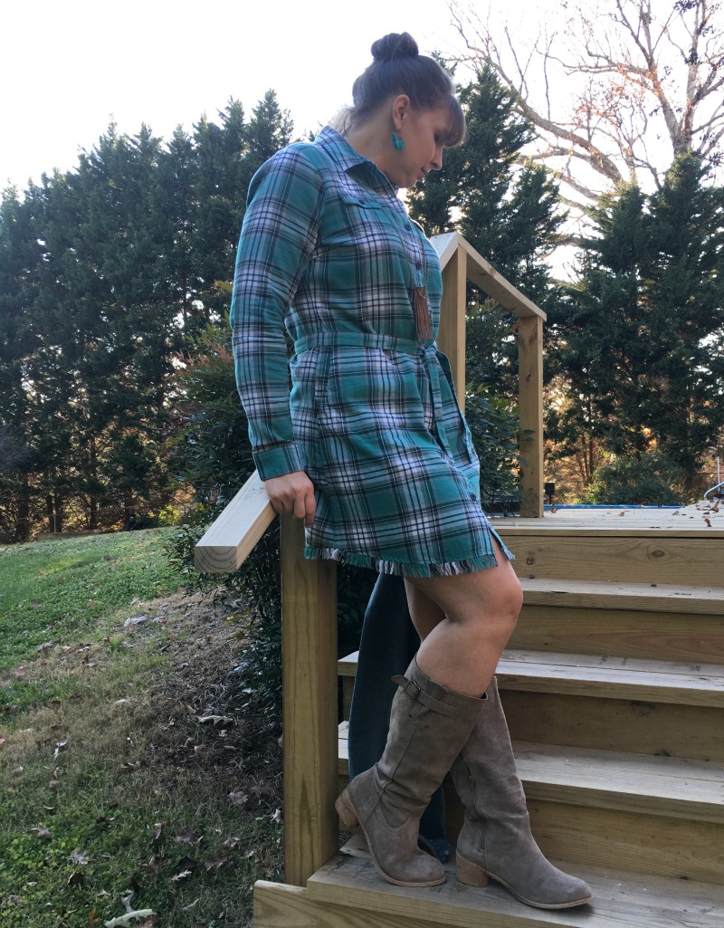 Real Girl's Realm: 3 Ways to Style a Plaid Shirt Dress