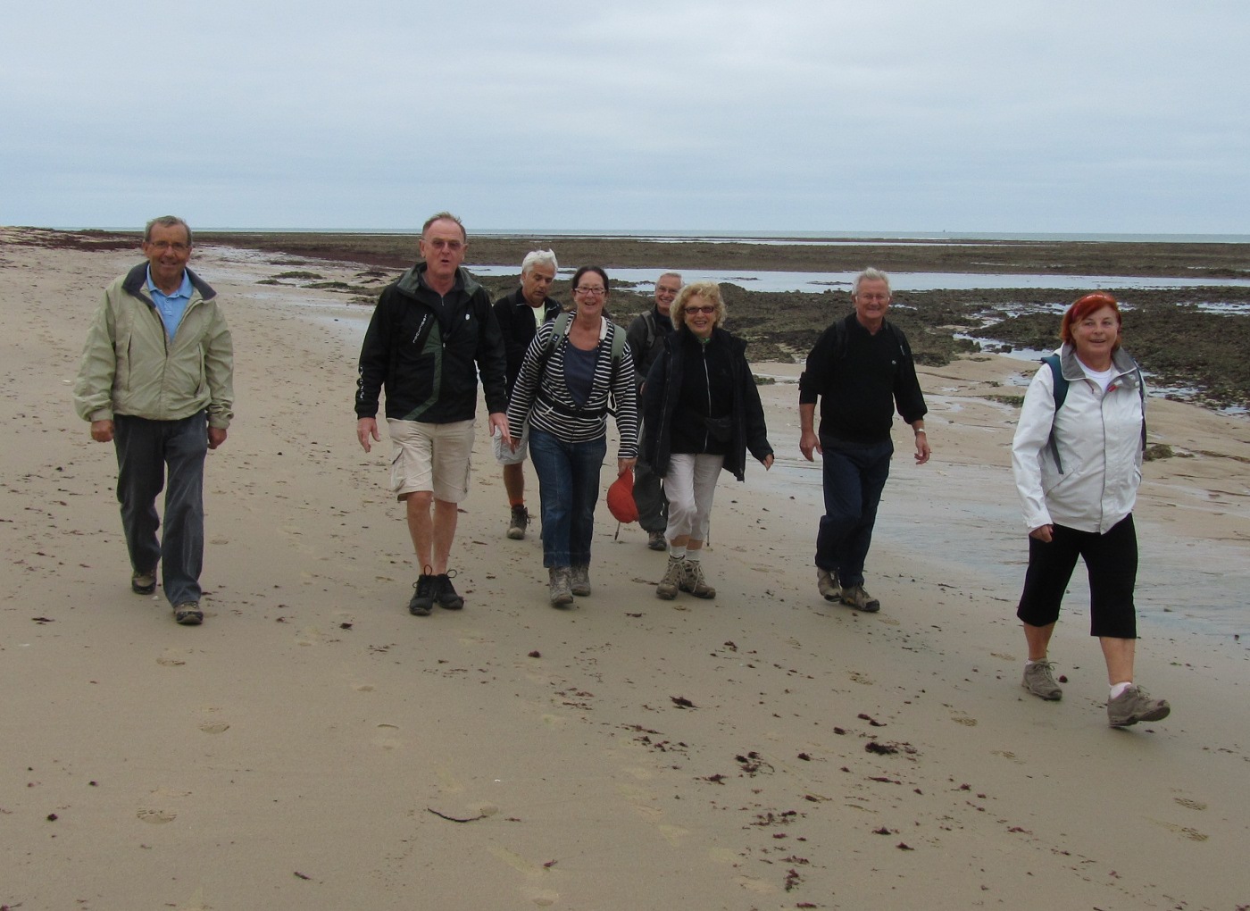 Balades sur plages autour de l'ile de Ré : Plage de la Grange à Ars