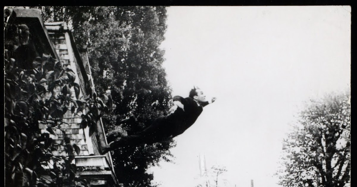 (((Hyperpower))) Le Saut dans le Vide (Leap into the Void); October 1960 by Yves Klein