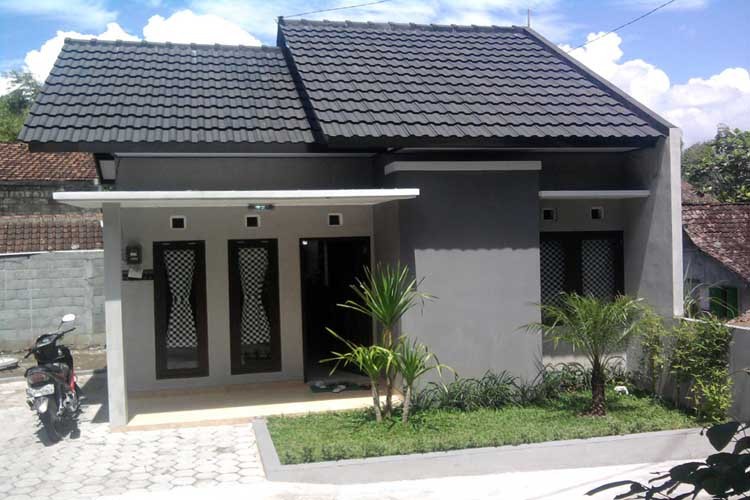 Desain Cat Warna Abu Abu Pada Rumah