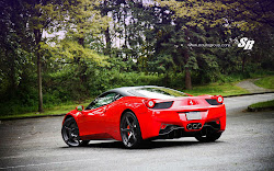 Ferrari 458 Red With Black Roof 3